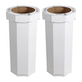 Eyely MPH1300E-SET2 Sal 25-Gallon Disposable Corrugated Cardboard Event Trash by eyely