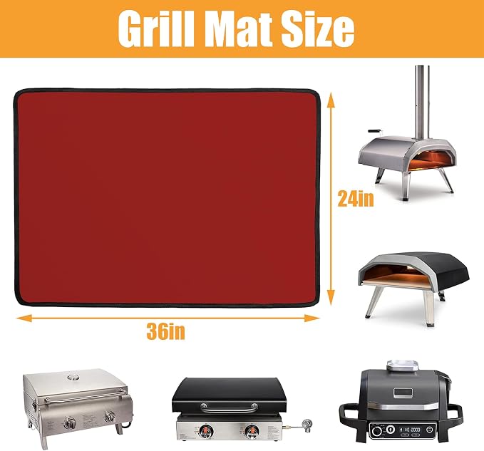 24x36in Heat Resistant Grill Mats - Image 5