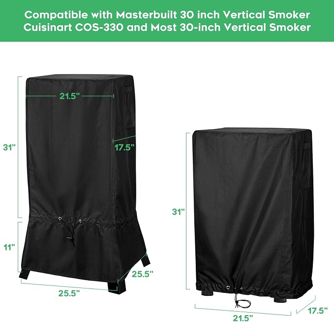 30-inch Waterproof Smoker Cover fits - Image 3