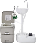 Hike Crew Portable Camping Sink & Toilet | Large Hand Washing Station by HikeCrew