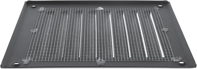Square Ventilation Grille / 5" x 5" Inch Inside Measurement/Black Metal Air - Image 7