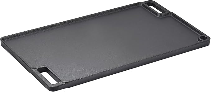VEVOR Reversible Grill/Griddle, 17x10'' Pre-Seasoned Cast Iron Griddle - Image 11