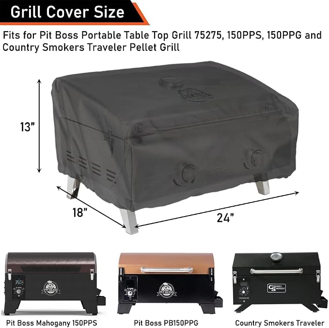 ZJYWSCH Cover for Pit Boss Portable 150 Table Top Grill 10697 75275 PB150PPS - Image 2