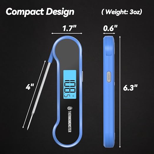 0.5 Sec Instant Read Meat Thermometer Digital - Image 3