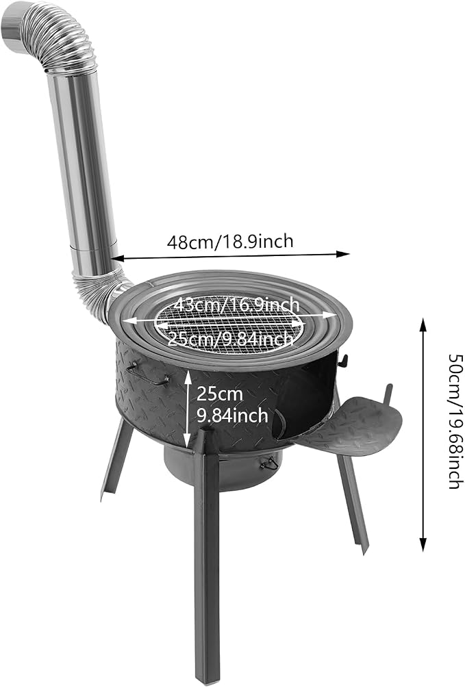 Portable Wood Burning Camping Stove - Image 2