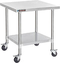 DuraSteel 30x30 NSF Stainless Steel Cart Work Table by DuraSteel