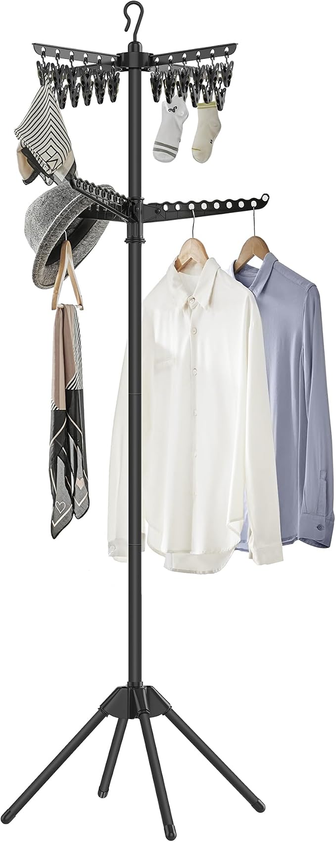 SONGMICS 2-Tier Clothes Drying Rack, 72-Inch Folding Laundry Drying Rack by SONGMICSbySONGMICSHOME
