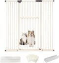 Lumizone Extra Tall Pet Gate 55.12" High Pressure Mounted 38.39"-59.24" Extra by Lumizone
