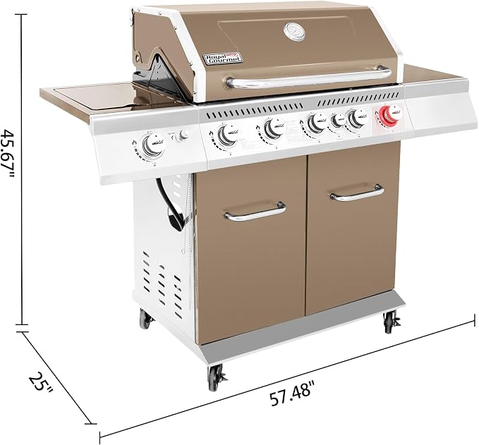 Royal Gourmet GA5403C 5-Burner Propane Gas Grill - Image 3
