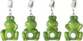 TwoFish Home Set of 4 Frog Resin Tablecloth Weights Clips Handicraft Frog by TwoFishHomeFashionLLC