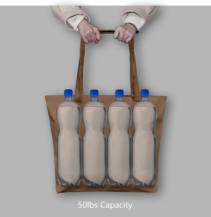 TOPDesign 6-Pack Canvas Tote Bags - Image 6