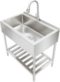 LOYALHEARTDY Stainless Steel Utility Sink 35.8" by LOYALHEARTD
