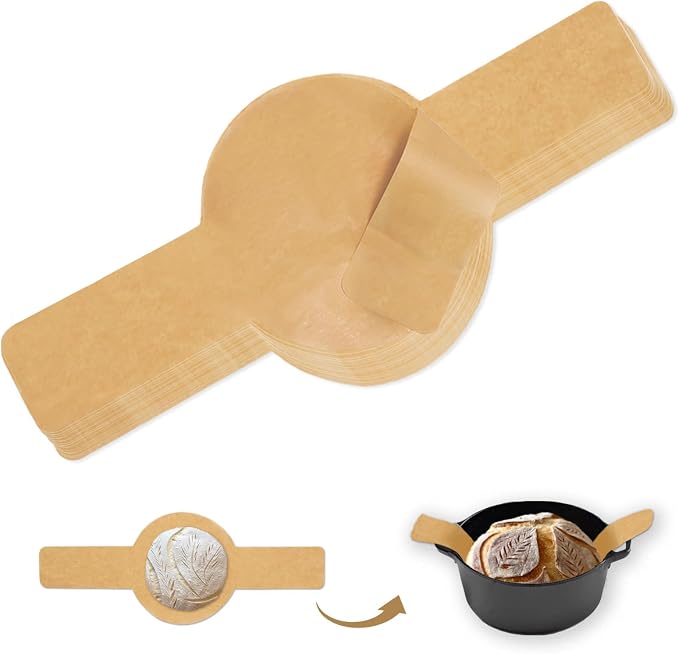 Parchment Bread Sling for Dutch Oven, BlissBoard Disposable Bread Baking Mat - Image 9