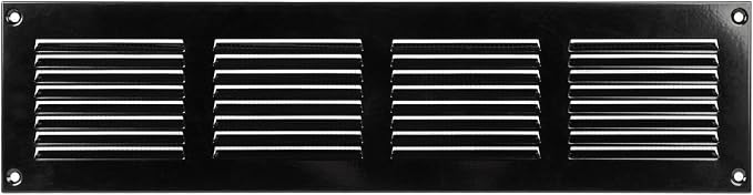 Repa Market 5-Pack Air Vent Cover 16x4 Inch White Galvanized Steel Louvered - Image 8