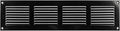 Repa Market Air Vent Cover 16x4 Inch Black Galvanized Steel Louvered Grill Cover by RepaMarket