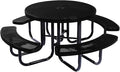 COATEDOUTDOORFURNITURE Heavy-Duty Portable Outdoor Picnic Table by CoatedOutdoorFurniture