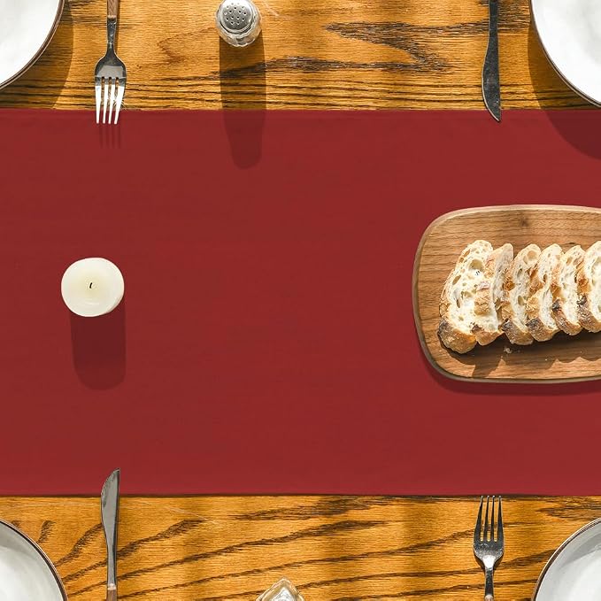 Artoid Mode Red Table Runner, Seasonal Xmas Christmas New Year Washable Kitchen - Image 7