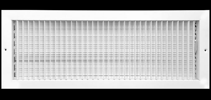 HVAC Premium 24"w X 8"h Adjustable AIR Supply Diffuser by HVACPremium
