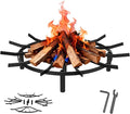 Fire Pit Grate & Fireplace Grate, Heavy Duty Heat Resistant Campfire Grill by YIDAHOOG