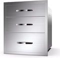 Stainless Steel Outdoor Kitchen Drawers by OLIPIC