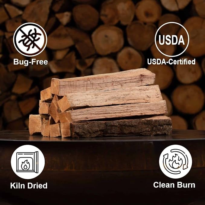 Old Potters Kiln Dried Pizza Oven Cooking Logs, Approx 12 lbs, Wood Logs - Image 4