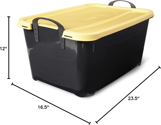 Life Story 6 Pack Heavy Duty Stackable Storage Bin, 55 Quart Home Organizer - Image 10