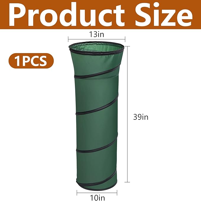Adnee Leaf Bag Funnel Holder, Foldable Lawn Bag Chute Stand Fit - Image 2