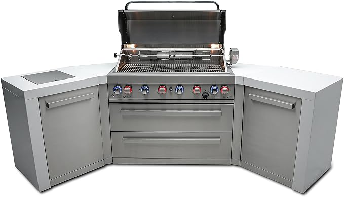 Mont Alpi 44-Inch MAi805-D45 Deluxe 45 Degree 6-Burner 115000 BTU Deluxe - Image 6