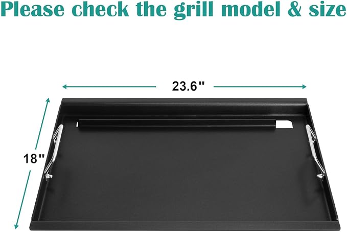 Full Size Griddle Inserts for Char-Broil Performance 4 Burner Series, Flat Top - Image 2