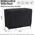 Table Cover for Grill Carts, Black 500D Oxford, 46 Inch