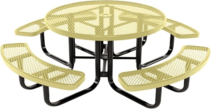 COATEDOUTDOORFURNITURE Heavy-Duty Portable Outdoor Kids Table by CoatedOutdoorFurniture