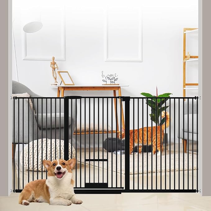 40.55" Tall 1.37" Ultra Narrow Spacing Dogs Pets Baby Gate by AiWMGL