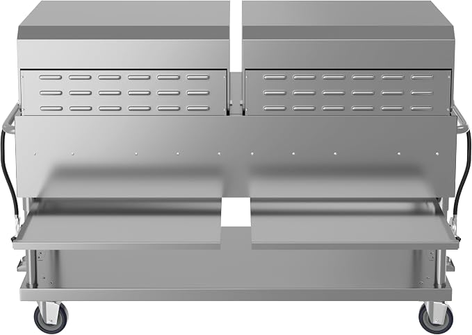 72 in. 10-Burner Commercial Outdoor Propane Gas Grill - Image 9