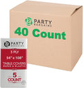 PARTY BARGAINS 40 Disposable Table Covers by PARTYBARGAINS