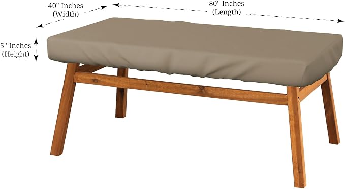 Covers & All Rectangle Table Top Cover, 12 Oz Waterproof UV & Weather Resistant - Image 2