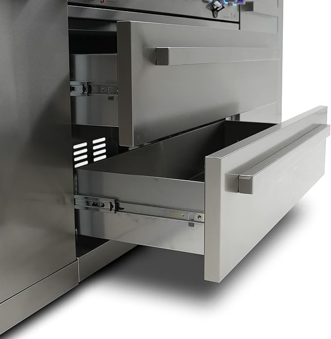 Mont Alpi 805 MAi805-DFC 115000 BTU Stainless Steel Deluxe Modular Outdoor - Image 4