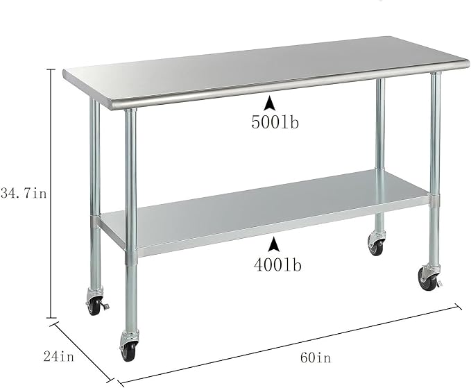 ROCKPOINT Stainless Steel Table - Image 4