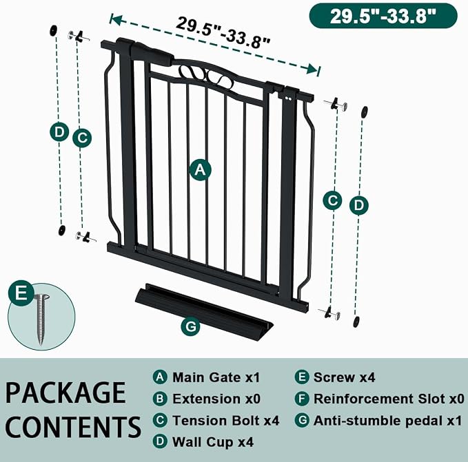 Fairy Baby 29.5"-33.5" Baby Gate - Image 2