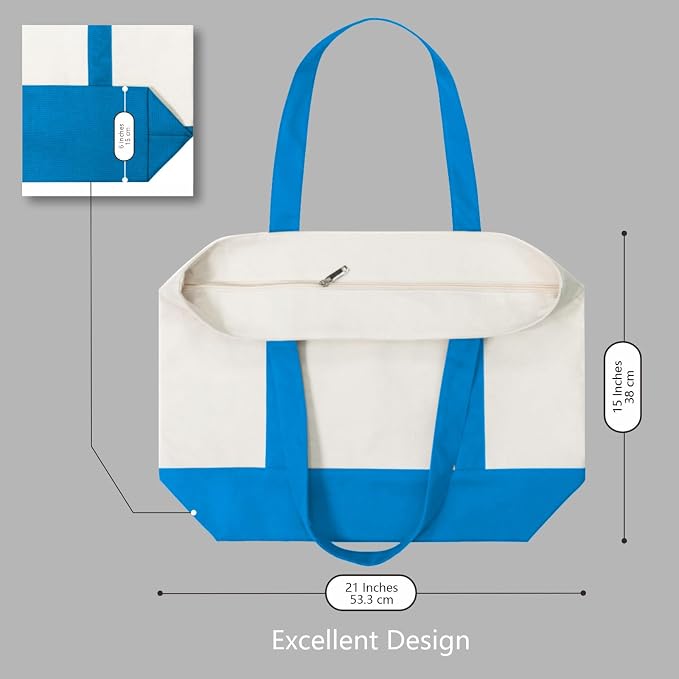 TOPDesign 1-Pack Canvas Tote Bag - Image 5
