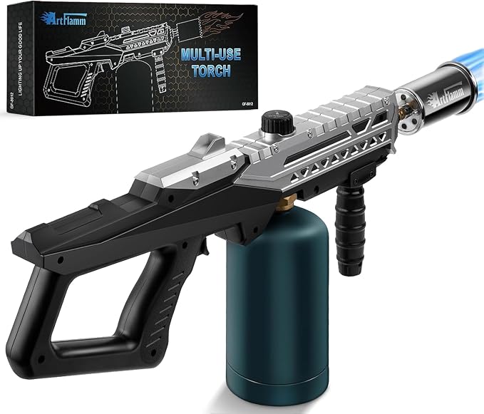 Powerful Grill Torch Gun | Propane Torch Gun, Adjustable Flamethrower | by ARTFLAMMPropaneTorch