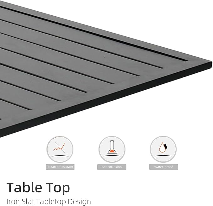Patio Rectangle Dining Table - Image 3