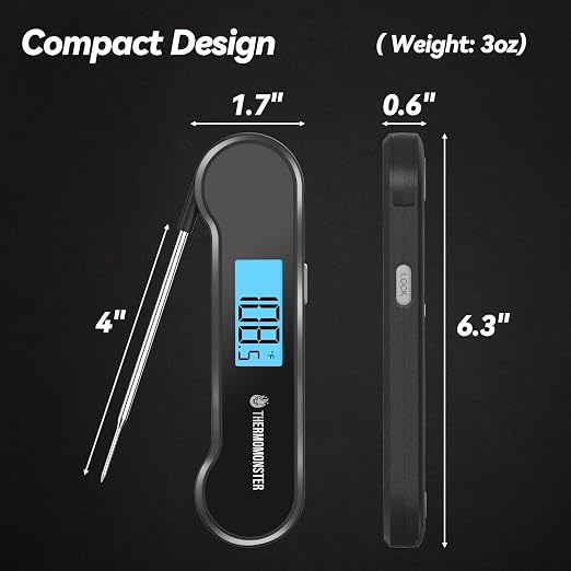 0.5 Sec Instant Read Meat Thermometer Digital - Image 3