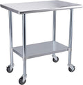 ROCKPOINT Stainless Steel Table by ROCKPOINT