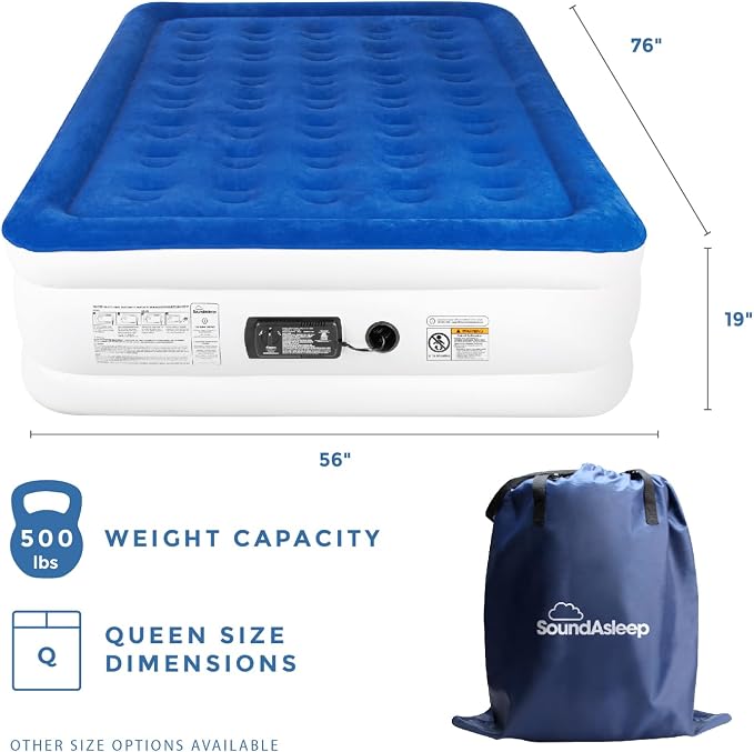 SoundAsleep Products Dream Series Luxury Air Mattress, ComfortCoil Technology - Image 3