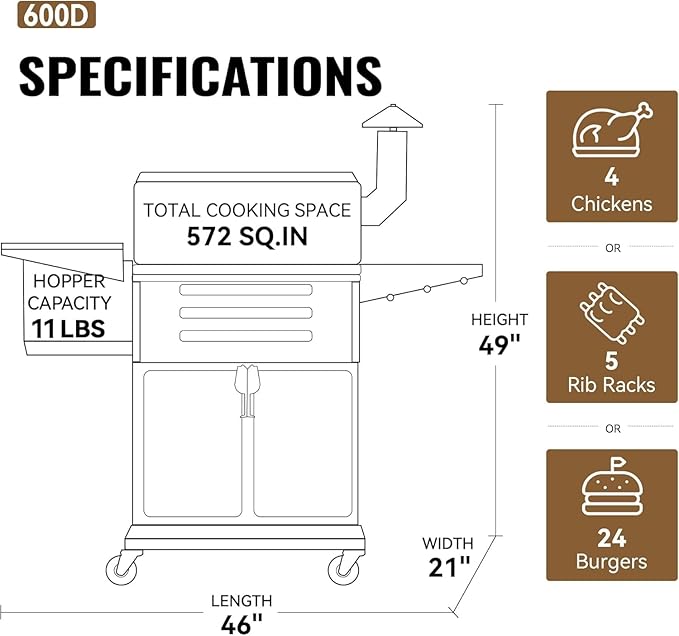 Z GRILLS 8-in-1 Outdoor BBQ Grill - Image 7