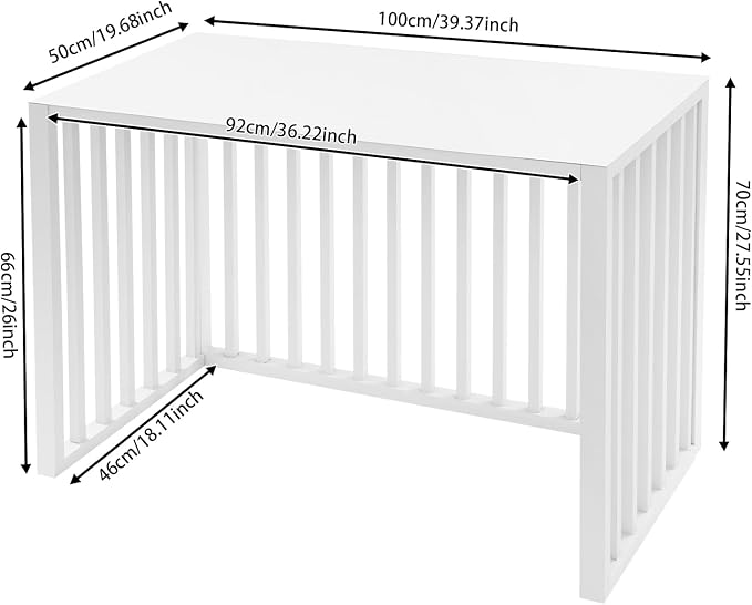 White Air Conditioner Fence - Image 2
