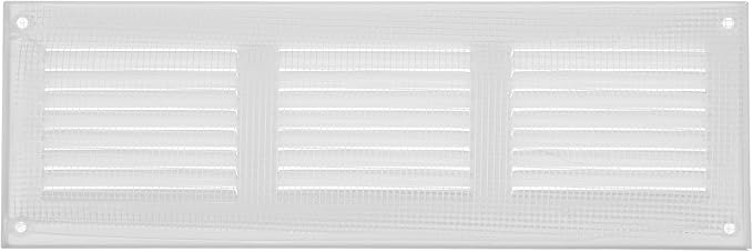Repa Market 12x4 Inch Air Vent Cover/White Galvanized Steel Louvered Grill Cover - Image 8