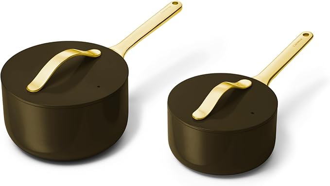 Caraway Nonstick Ceramic Sauce Pans by Caraway