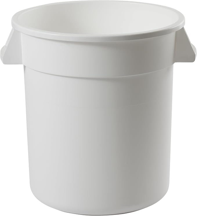 Winco Heavy-Duty Round Waste Container/Trash Can, 10 Gallon - Image 2