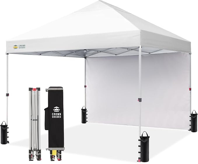 CROWN SHADES 8x8 Pop Up Canopy by CrownShades